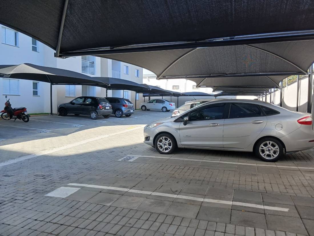 Jardim das Orquídeas, Tela HDPE, sequência de módulos, obra executada pela FBM Dourado