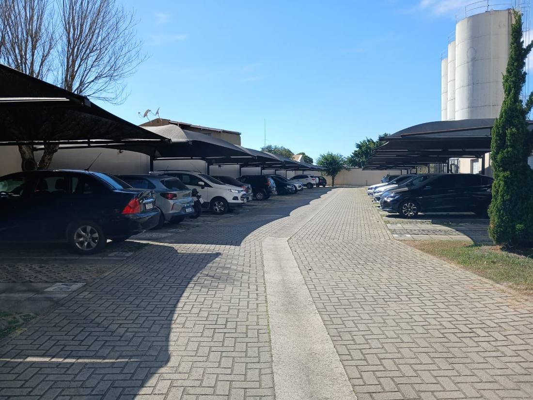 Jardim das Orquídeas, Tela HDPE, vagas numeradas, obra executada pela FBM Dourado