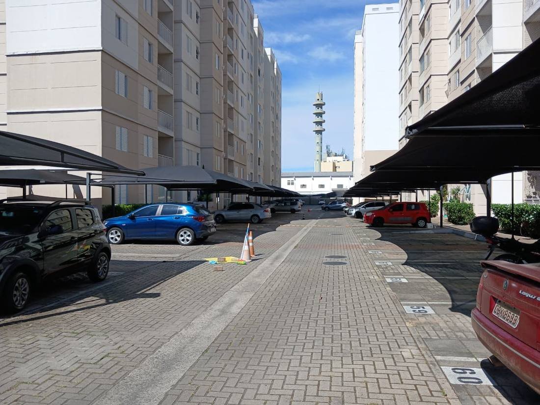 Tela HDPE, alameda central, obra executada pela FBM Dourado