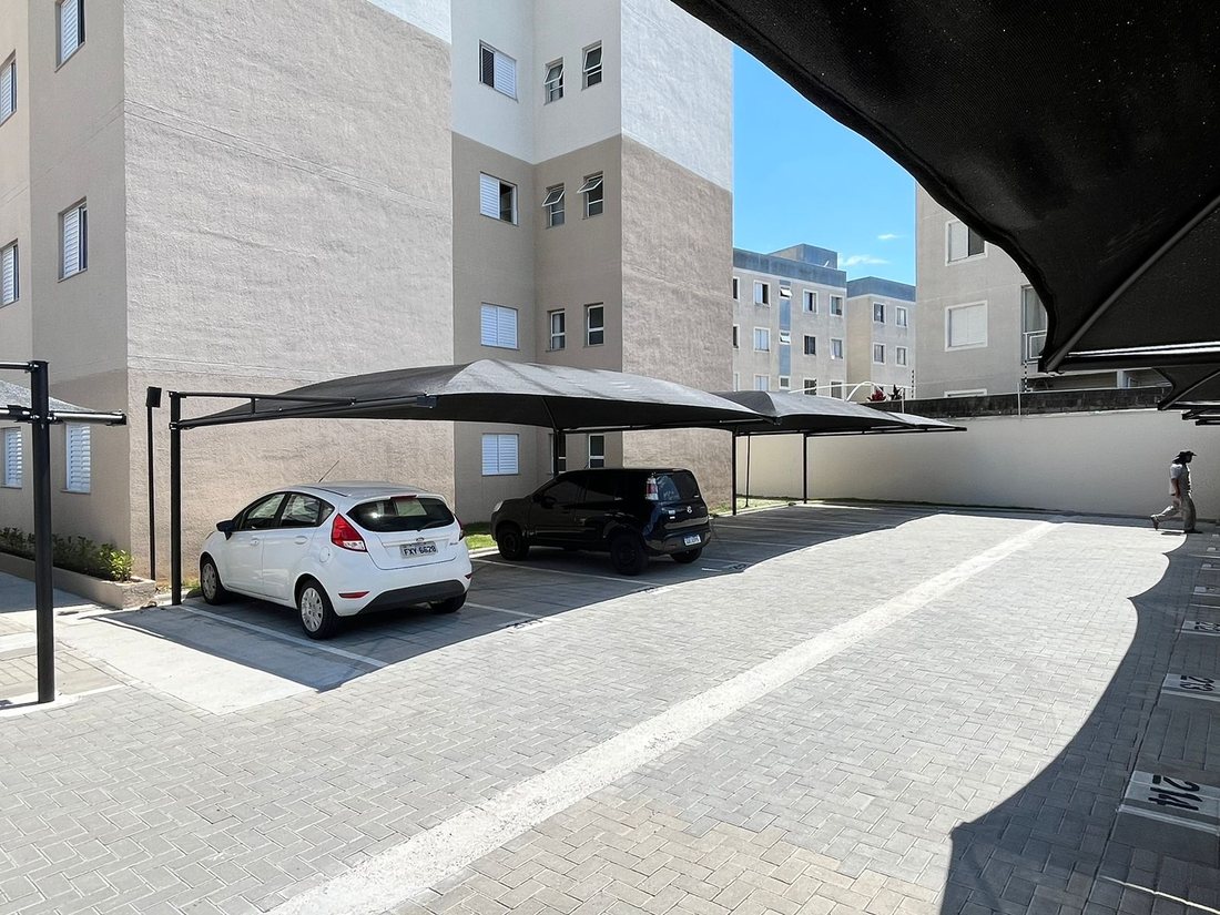 Cobertura tela HDPE residencial — FBM Dourado